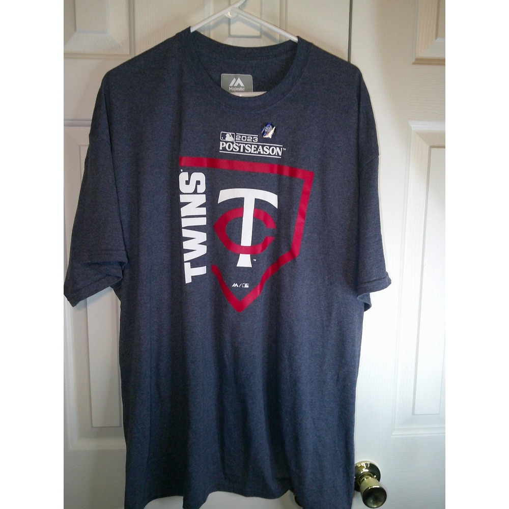 Majestic Minnesota Twins‎ 2023 Postseason T-Shirt MLB Baseball 2XL